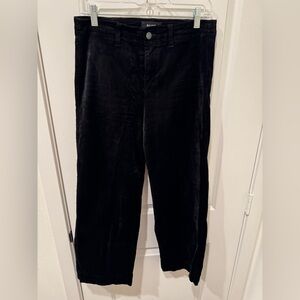 PAIGE NELLIE Black velvet pants